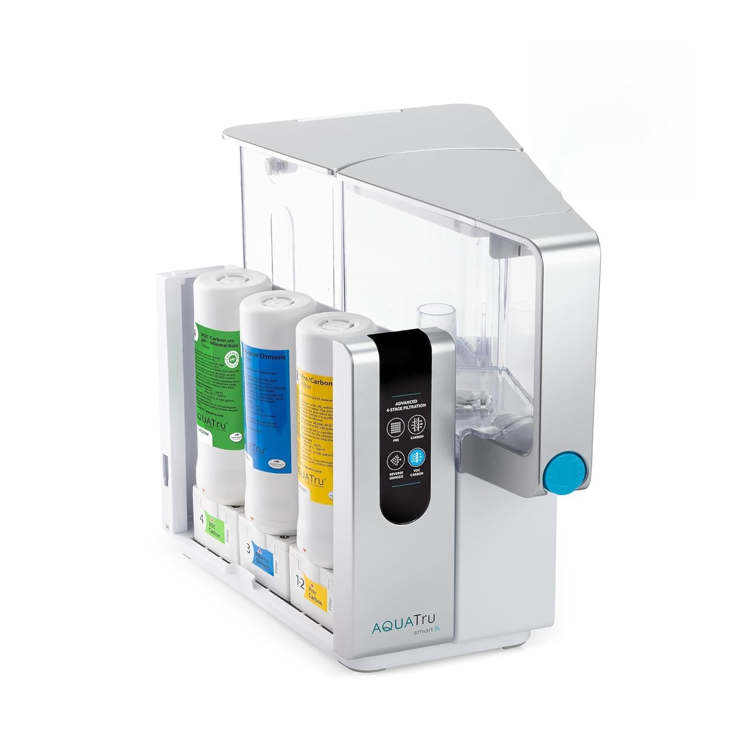 AquaTru Classic Smart Alkaline Countertop Water Purifier for PFAS & Other Contaminants with App