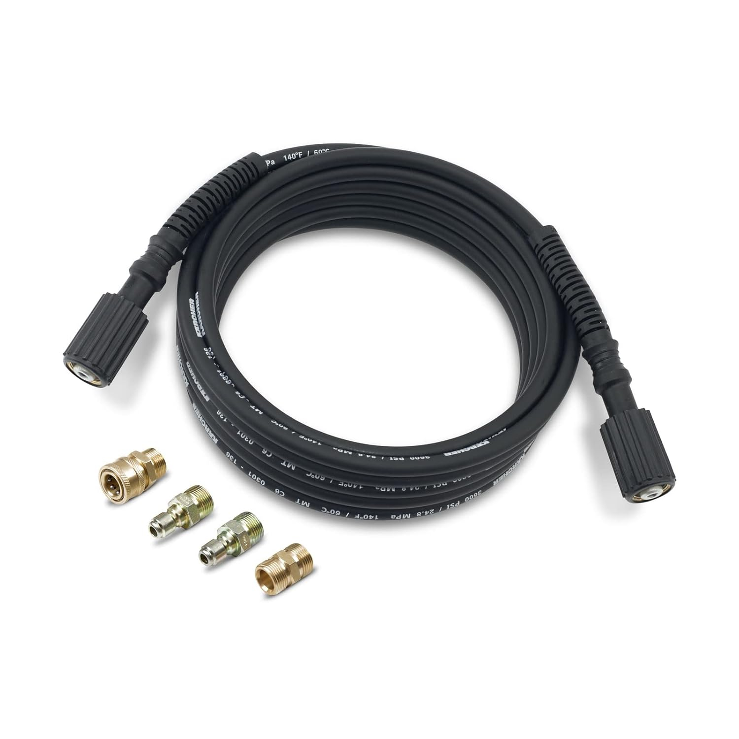 Karcher 25 ft. Black Rubber Pressure Washer Extension Hose