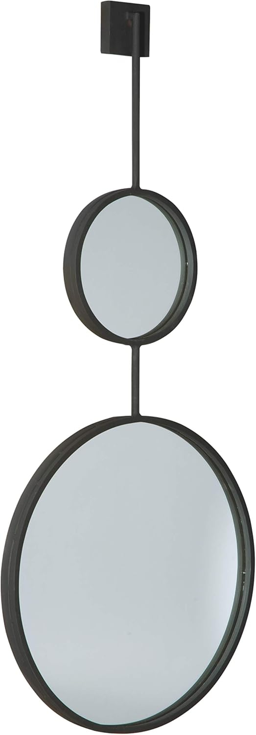Signature Design by Ashley Contemporary Brewer Accent Mirror  Black