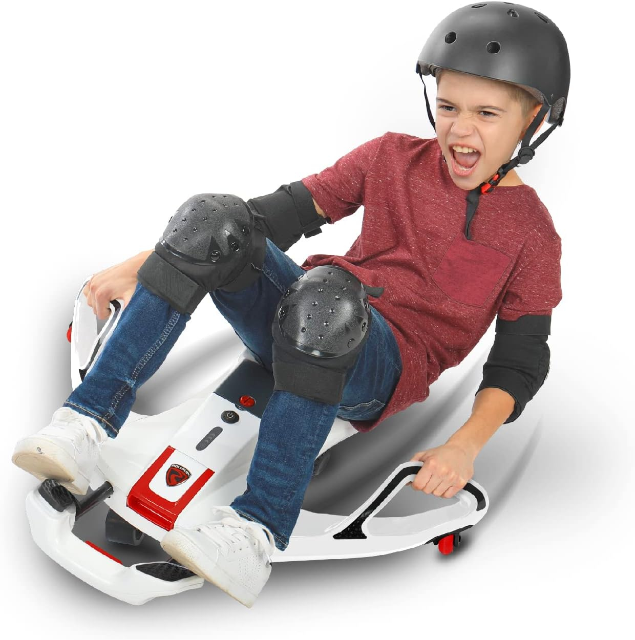 Rollplay Nighthawk Nexgen 24-Volt Battery Electric Ride-On Toy, White