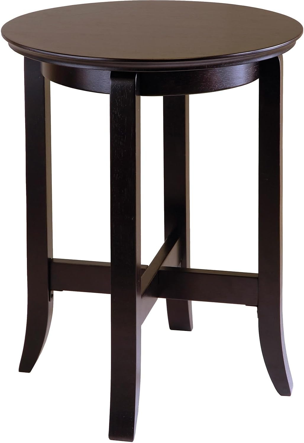 Winsome Toby Round Accent End Table Espresso