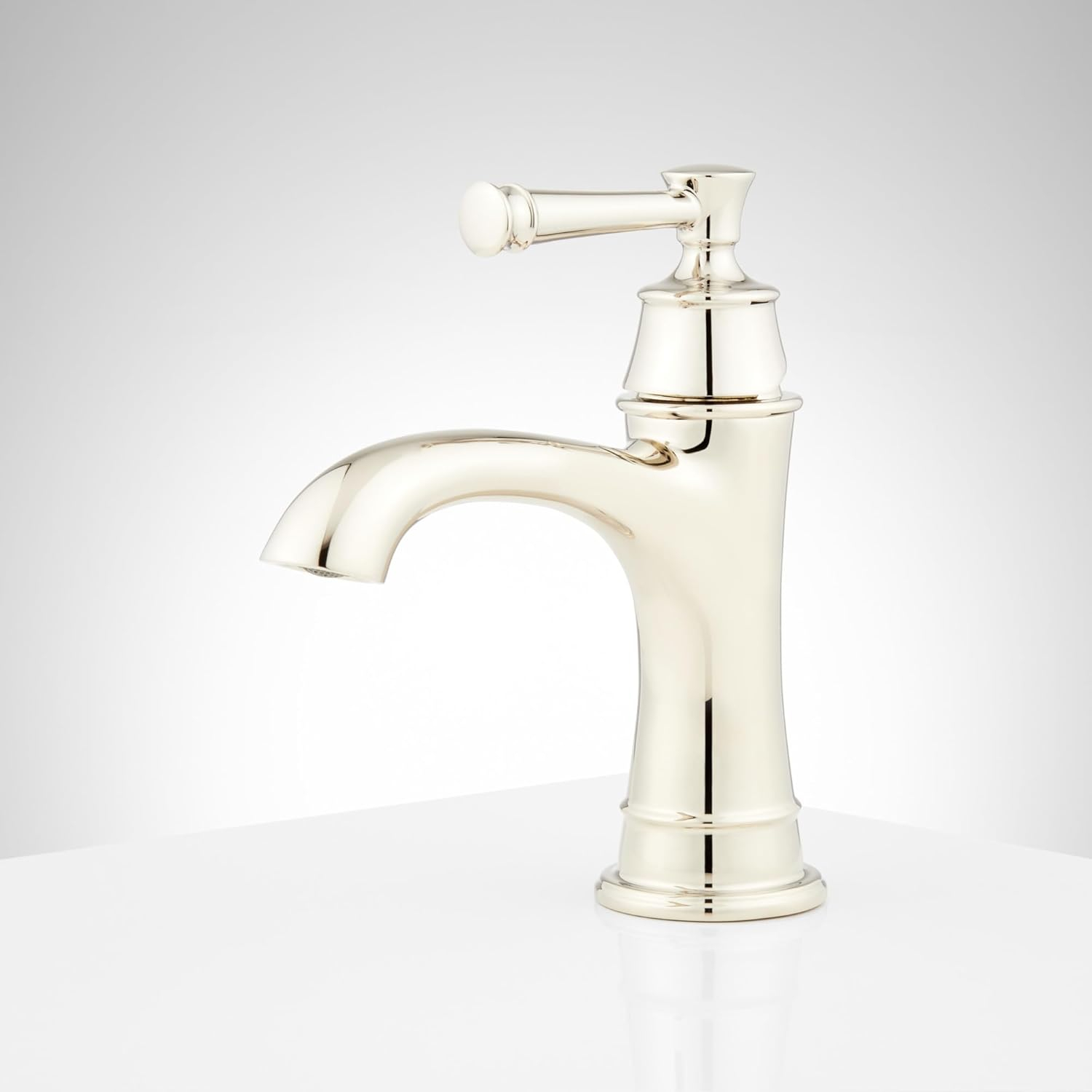 Beasley Chrome Single Handle High-Arc Bathroom Faucet