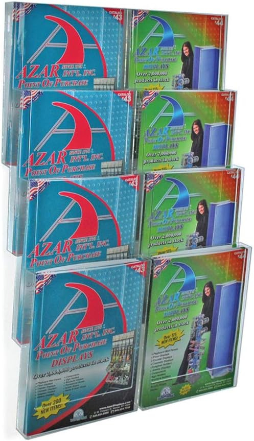 Azar Displays Eight-Pocket Letter Wall Mount