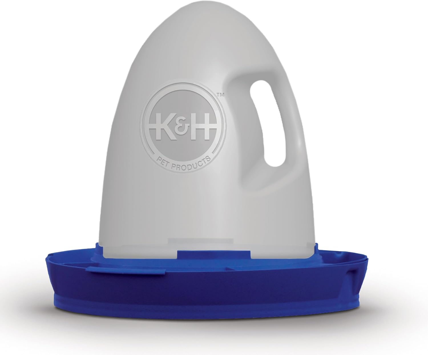 K&H Pet Products Poultry Waterer Unheated Blue 2.5 Gallons