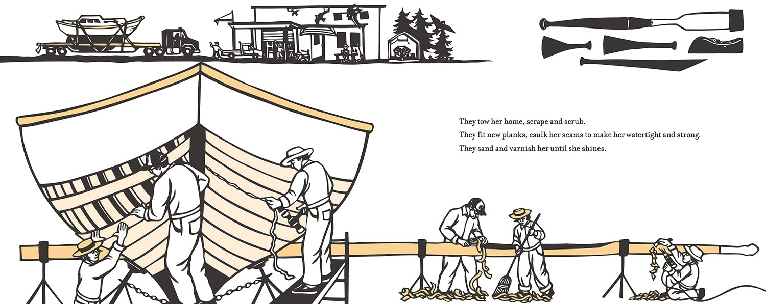 Old Wood Boat - by  Nikki McClure (Hardcover)