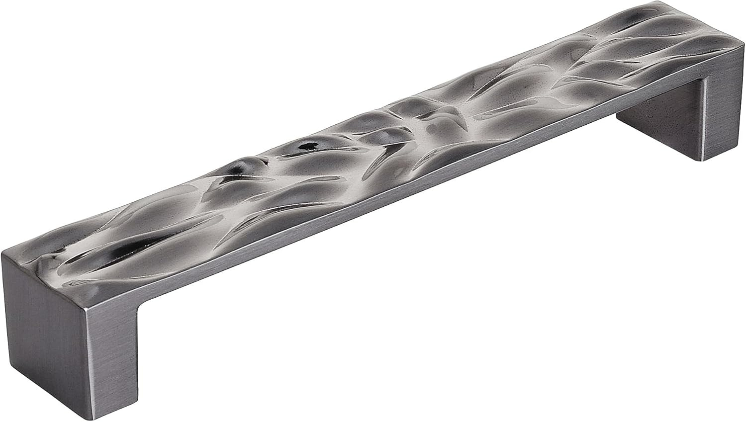 Amerock | Cabinet Pull | Black Chrome | 6-5/16 inch (160 mm) Center to Center | Calathea | 1 Pack | Drawer Pull | Drawer Handle | Cabinet Hardware