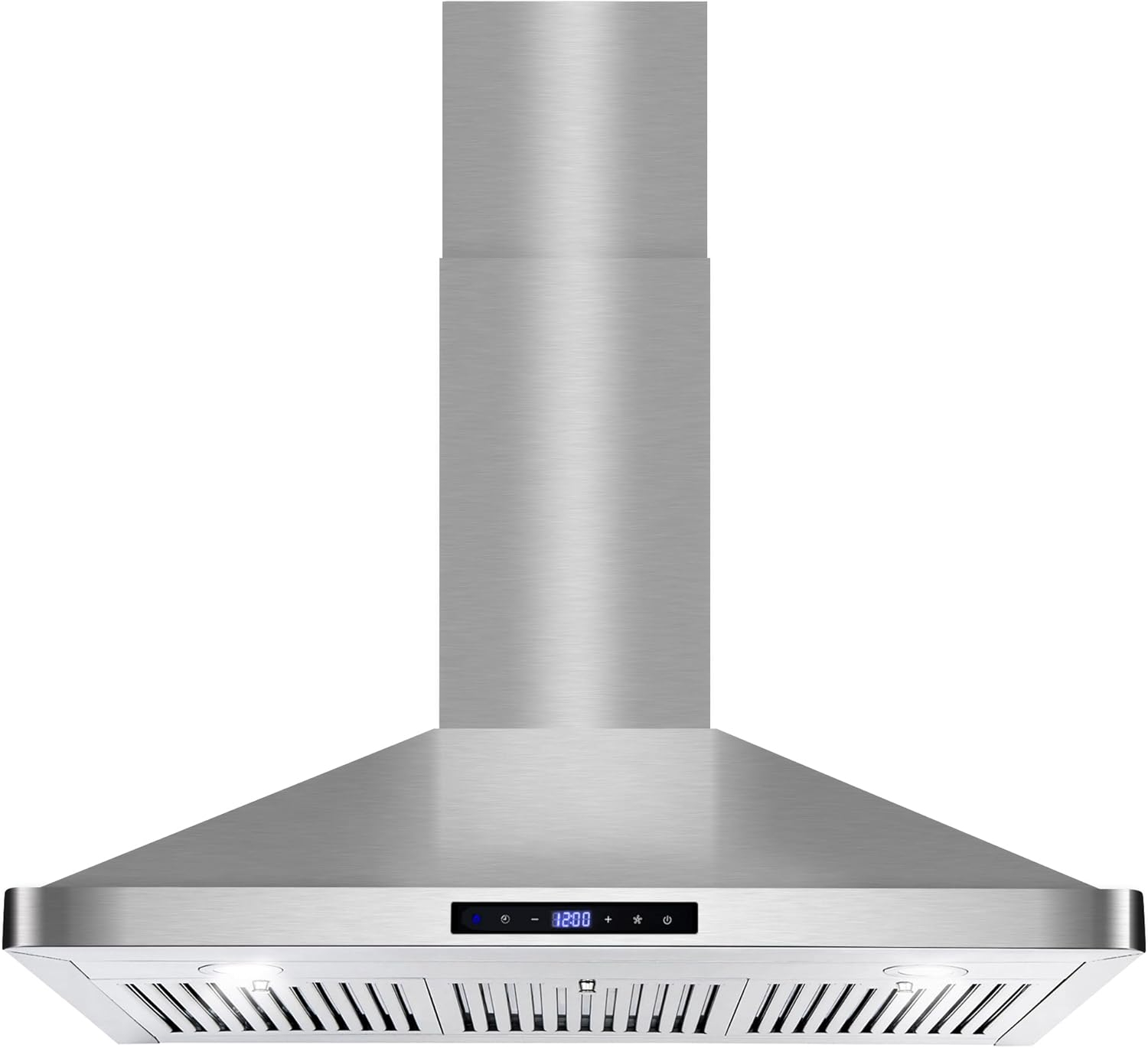 Cosmo 36 in. Ducted Wall Mount Range Hood in Stainless Steel with Touch Controls, LED Lighting and Permanent Filters