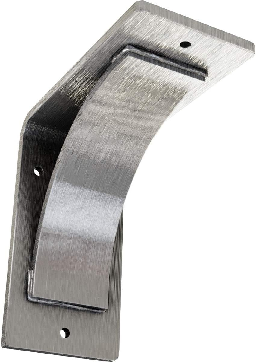 Ekena Millwork 3"W x 6"D x 6"H Morris Steel Bracket, Unfinished