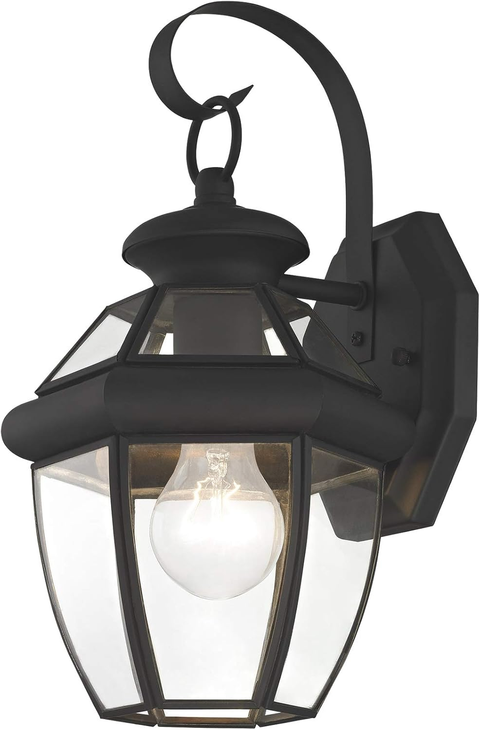 Livex Lighting Monterey 1 - Light Wall Light in  Black
