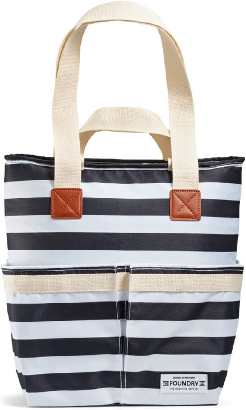 Medport Foundry Soft Cooler Tote Bag with Removable Divider, Black
