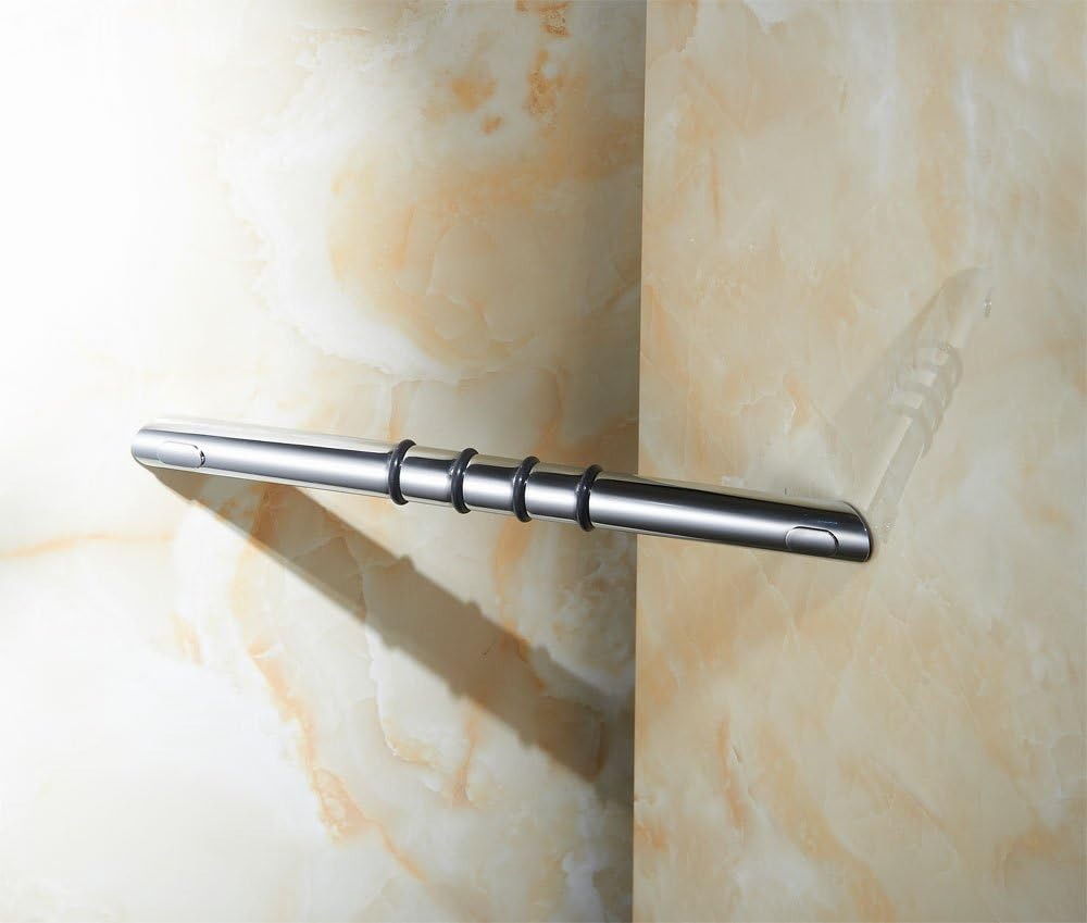 Shower Foot Rest,Chrome Shower Foot Rest for Shaving Legs,Wall Mounted Corner Shower Foot Stool,Heavy Duty Brass Bar Bathroom Step Foot Ledge Polished Chrome