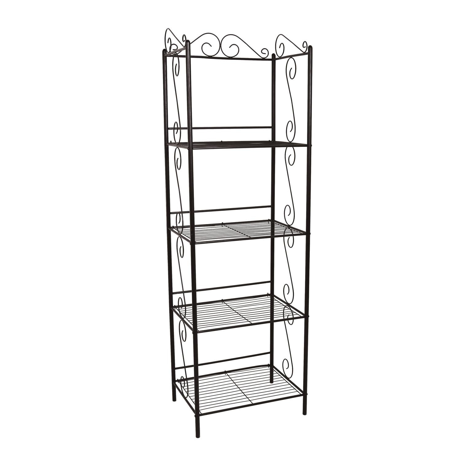 Monarch Bookcase 70"H / Copper Metal Etagere