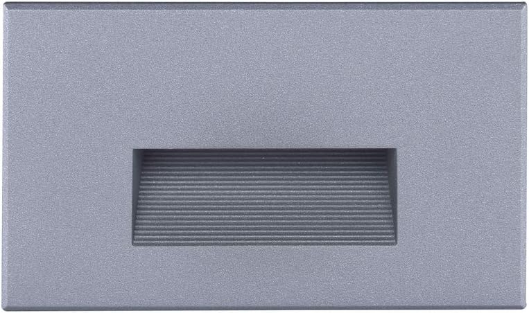 Gray LED Horizontal Step Light with Modern Design