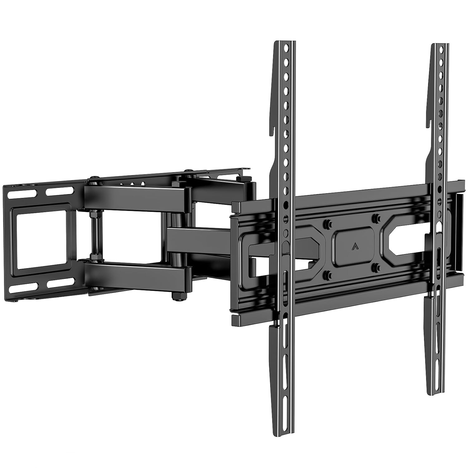 WALI TV Wall Mount for Most 32-70 inch Flat Curved TV, Full Motion Articulating Arm TV Bracket for LED, LCD, OLED Screen TVs up to 88lbs, Mounting Holes 400x400mm (FTM-2), Black