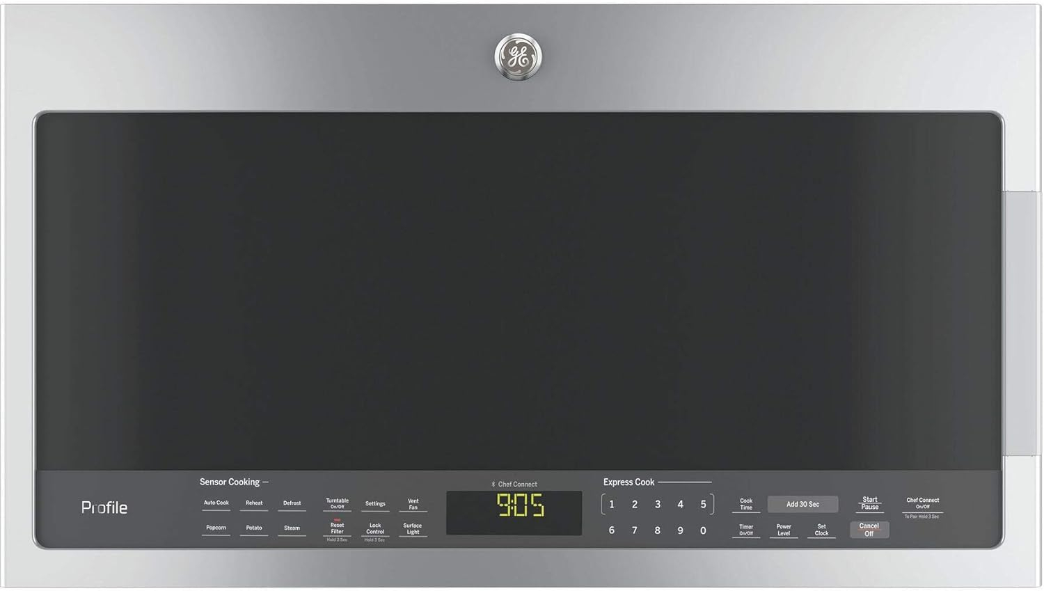 GE Profile PVM9005SJSS 30 Over-the-Range Microwave with 2.1 cu. ft. Capacity in Stainless Steel