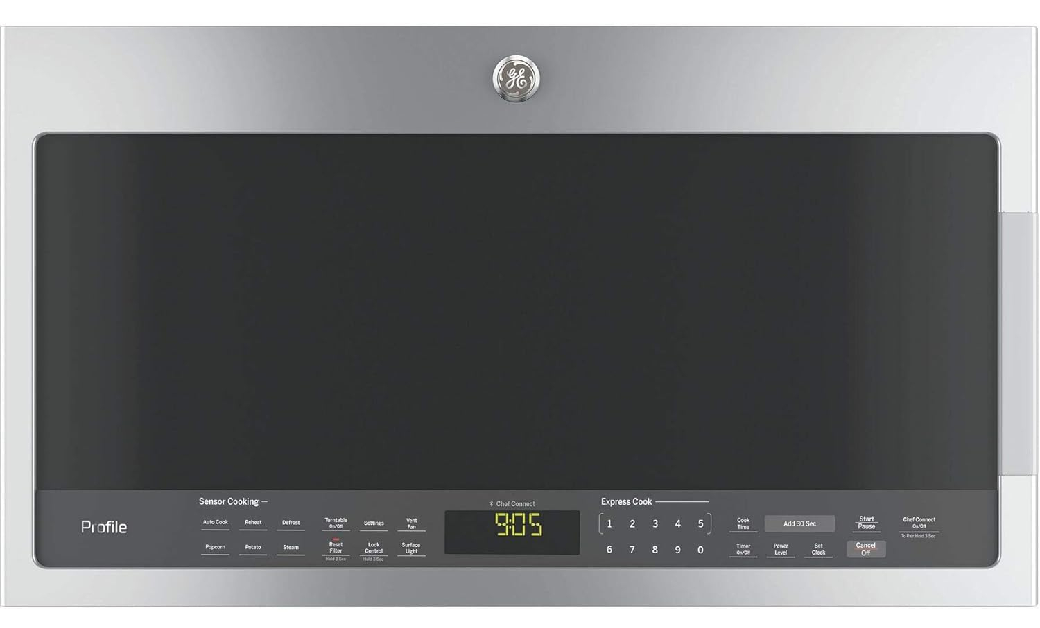 GE Profile PVM9005SJSS 30 Over-the-Range Microwave with 2.1 cu. ft. Capacity in Stainless Steel