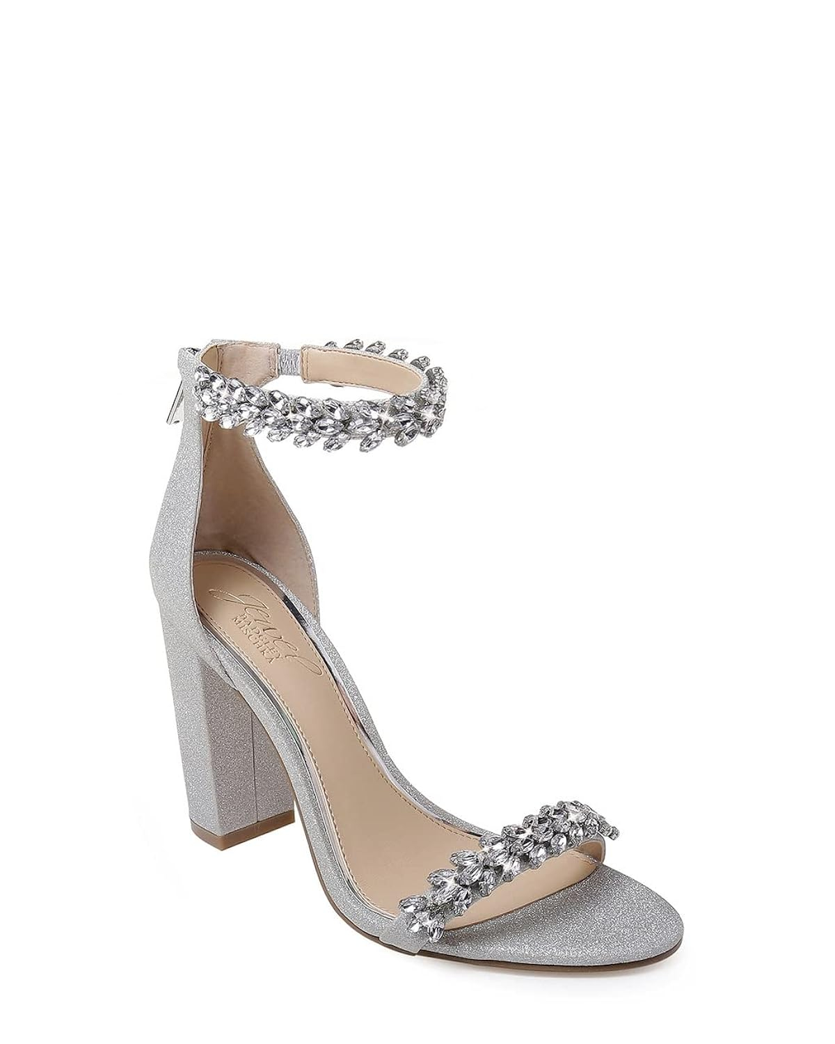 Jewel Badgley Mischka Mayra Ankle Strap Evening Shoe