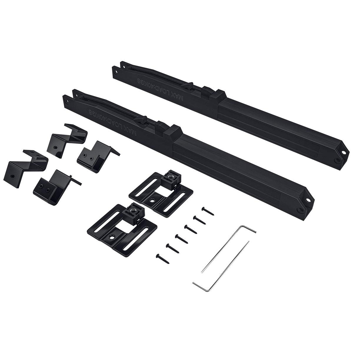 2PCS Soft Close barn Door Hardware kit Barn Door Soft Close Mechanism Spring Buffer Damper Hole-Free Version Fit for Door Weight 60-176 Pounds Adjustable Door Stoppers 2022NEWEST (Use for 20-40)