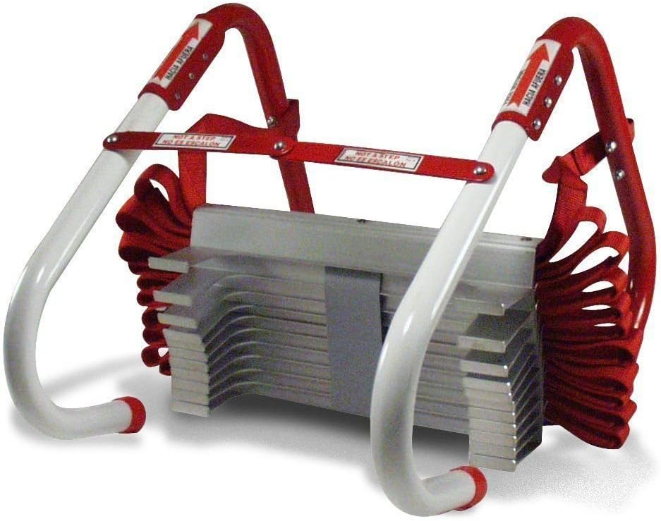 Kidde 2-Story Fire Escape Ladder with Steel Anti-Slip Rungs