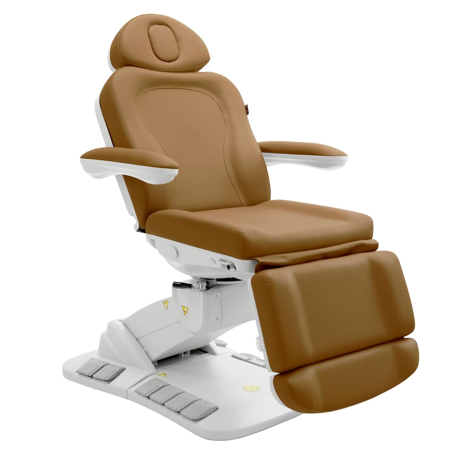 SKINACT Palma Electric Medical Spa Treatment Chair/Table (Camel Orange)