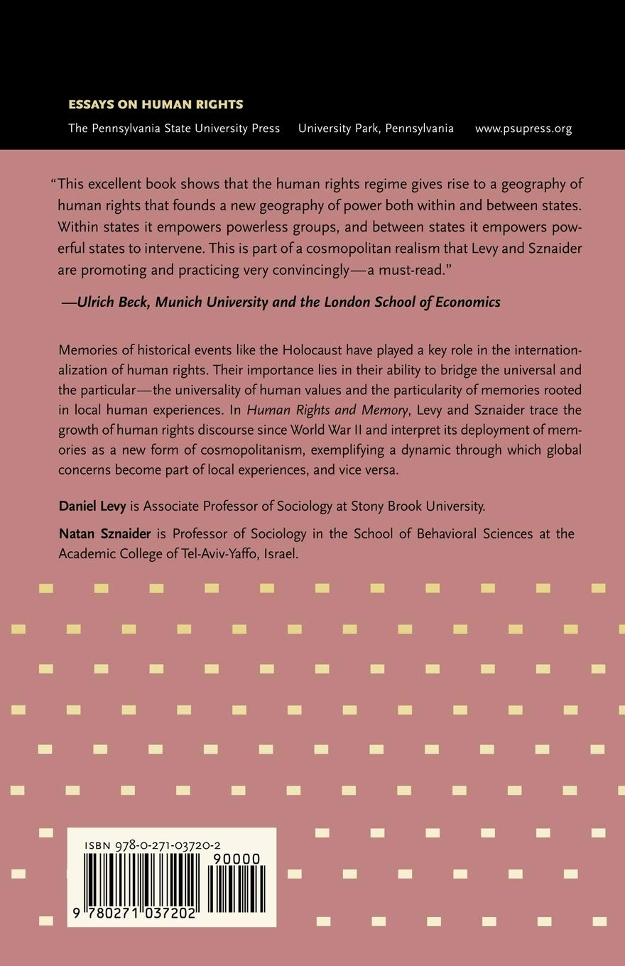 Human Rights and Memory: Essays on Global Concerns