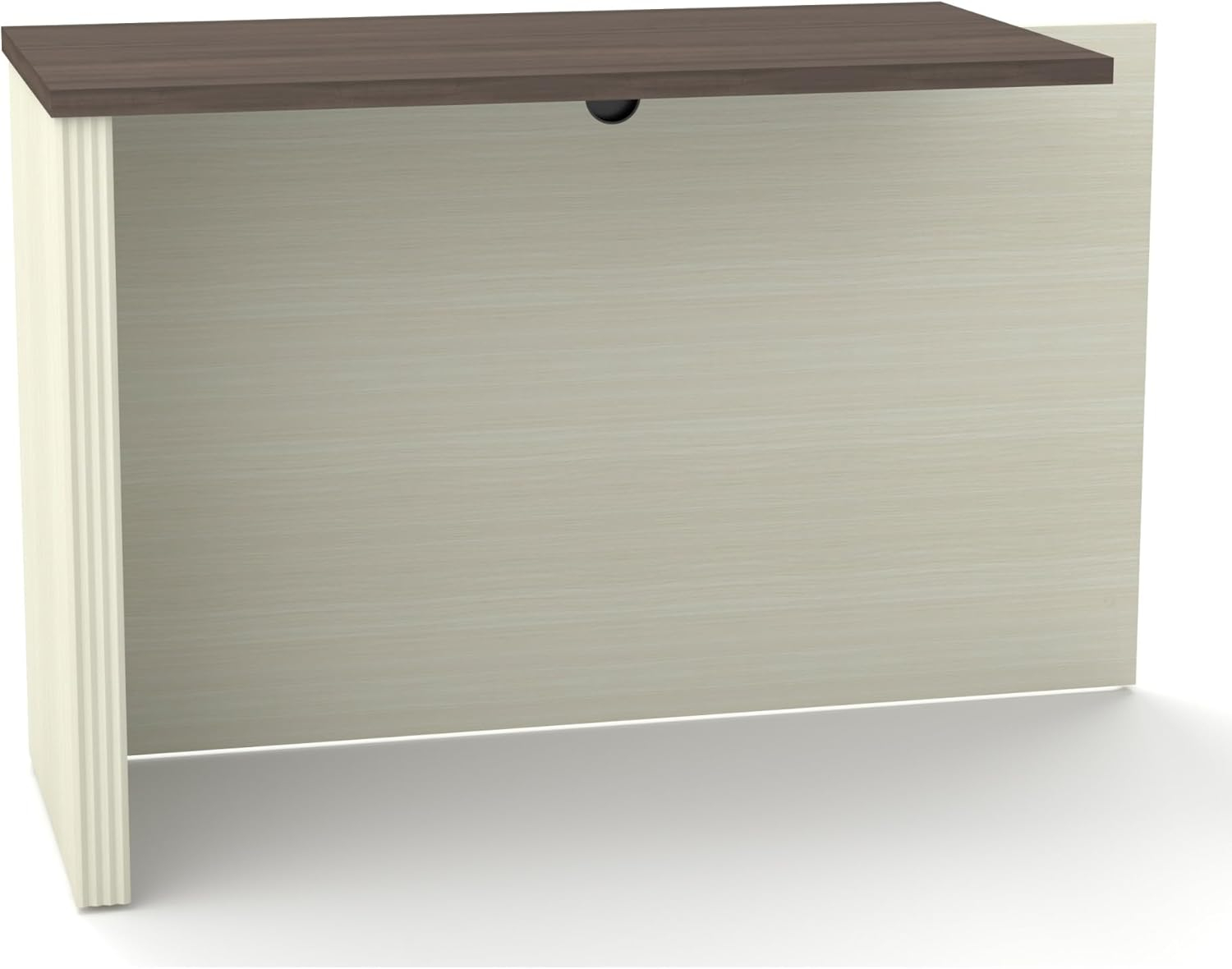 Bestar Prestige Plus Return Table in White Chocolate and Antigua