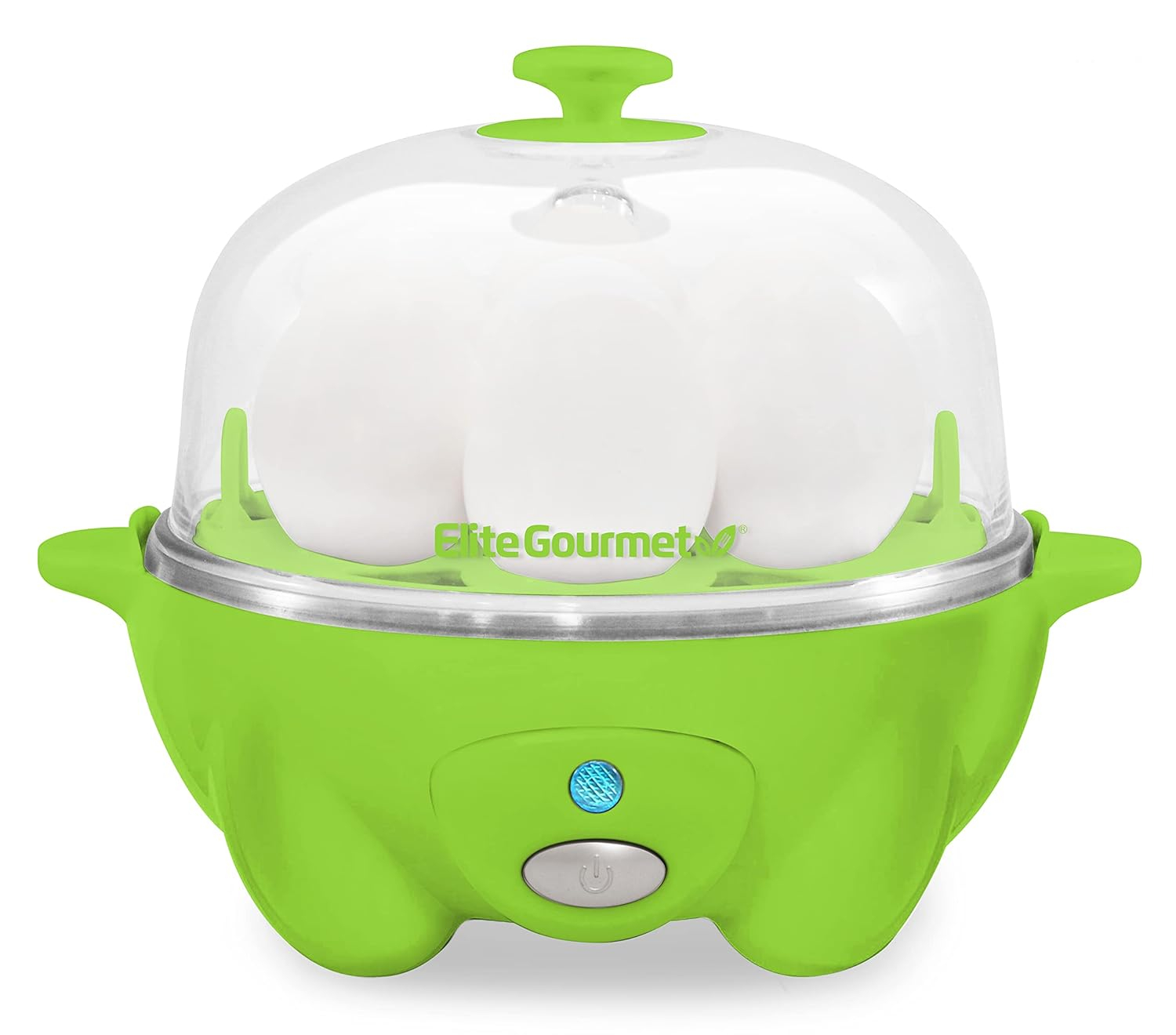Elite Cuisine EGC-007G Automatic Easy 7-Egg Cooker, Green