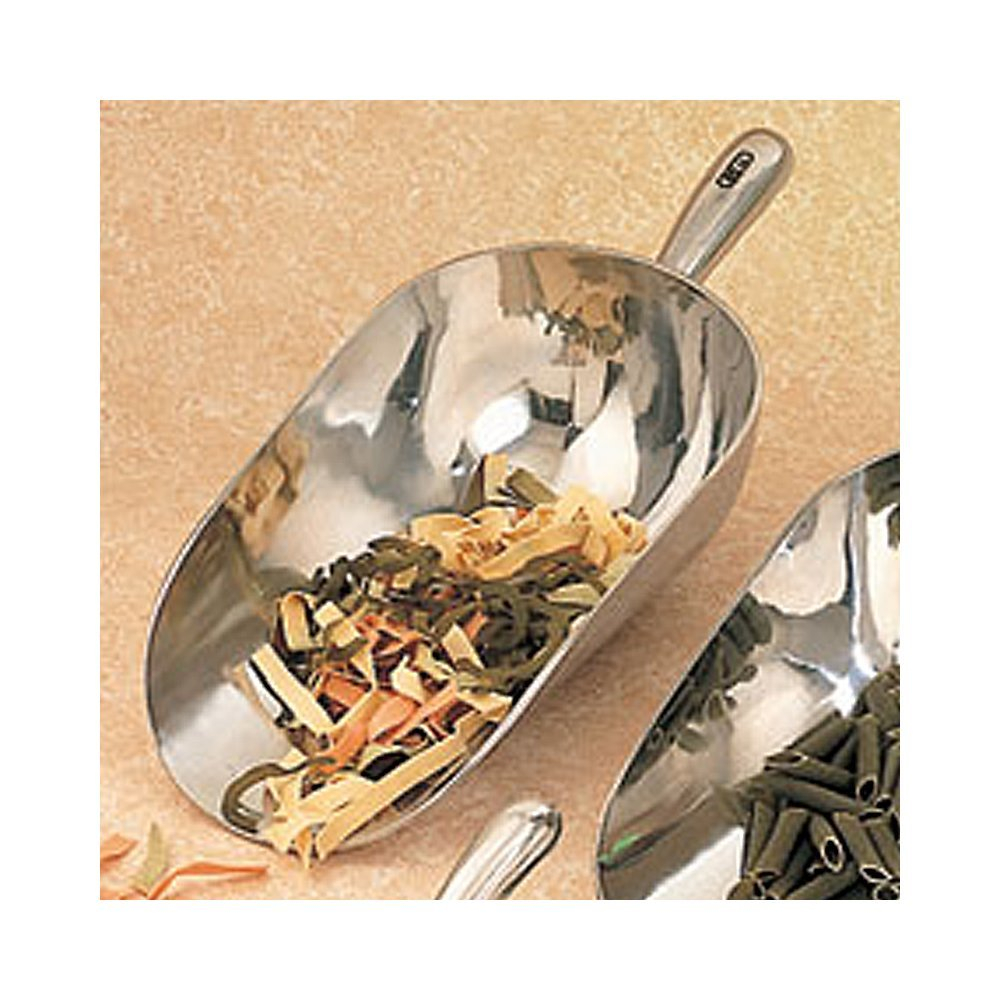 Silver 84 oz Aluminum Kitchen Scoop with Handle