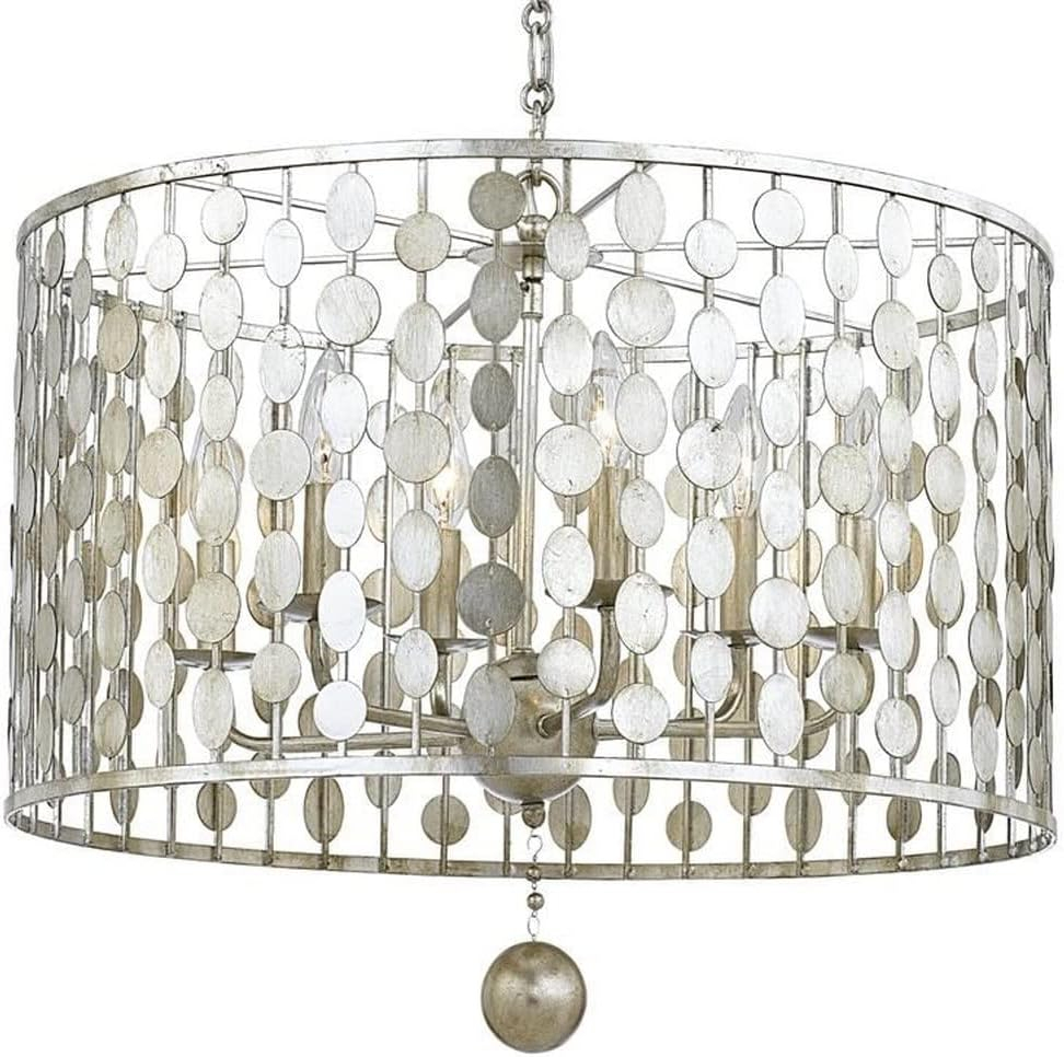 Crystorama Lighting - Six Light Chandelier - Chandelier - Layla - Six Light