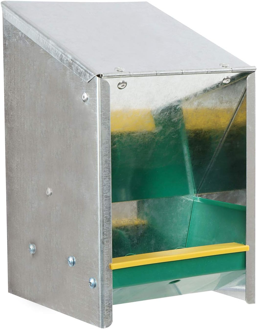 Rural365 Automatic Chicken Feeder System - 5.5 lb. Capacity Galvanized Feeder