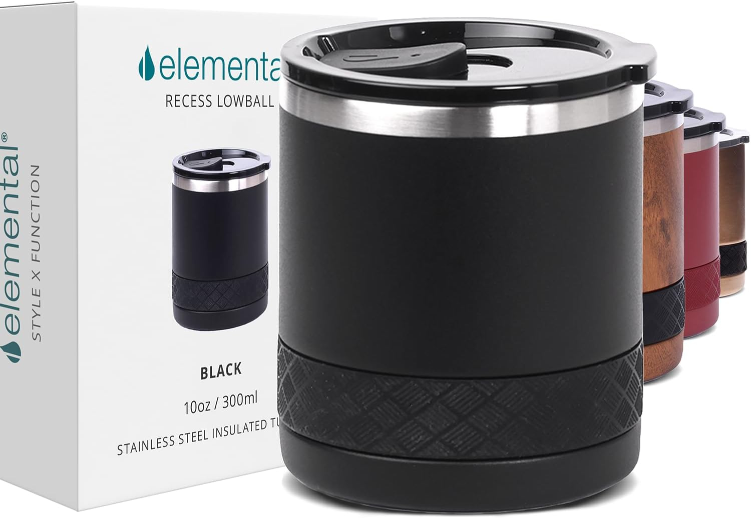 Elemental Elemental Triple Wall Insulated Stainless Steel Travel Tumbler
