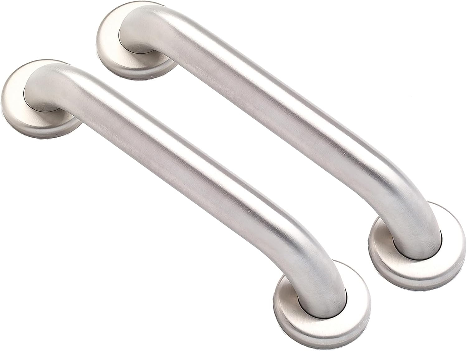 Grab Bar for Bathtub Shower - 1.5" Dia. / Stairs Bed Toilet Bathroom / Stand Assist & Safety Handrail / 304 Stainless Steel / Smooth Grip / 12"