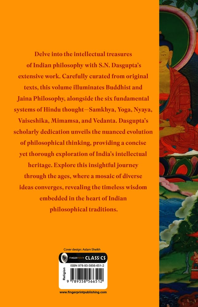 A History of Indian Philosophy: Vol. I, Multicolor Hardcover Book