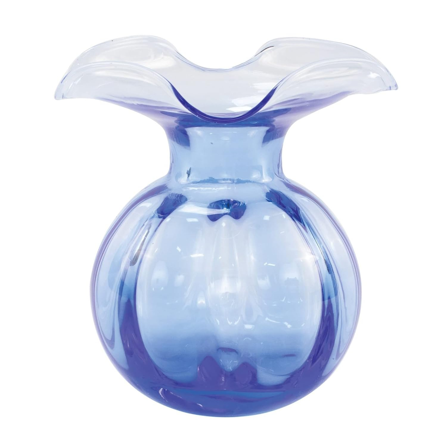 VIETRI Hibiscus Handmade Glass Table Vase