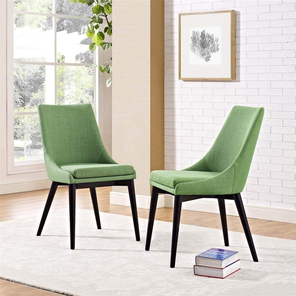 Modway Viscount Fabric Dining Side Chair, Set of 2, Multiple Colors
