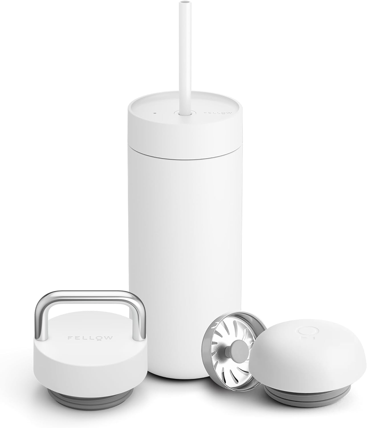 Fellow 16-oz. Matte White Carter 3-in-1 Lid System