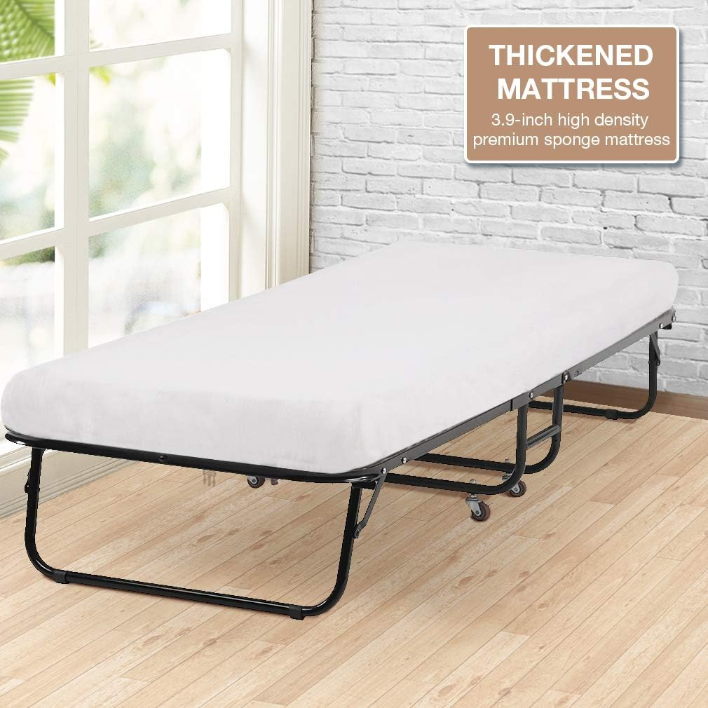 FDW Foldable Cot with Mattress
