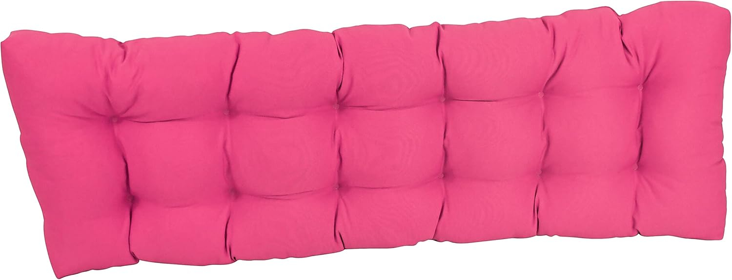 Blazing Needles 55-inch by 19-inch Tufted Solid Twill Bench Cushion