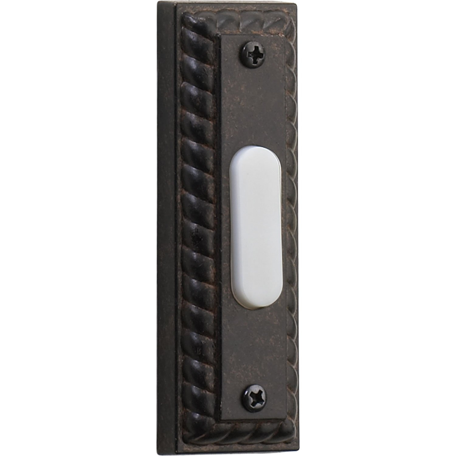 Bronze Toasted Sienna Traditional Doorbell Button with Light
