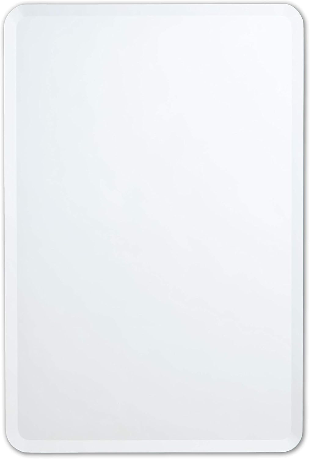 24" x 36" Frameless Clear Glass Beveled Vanity Mirror