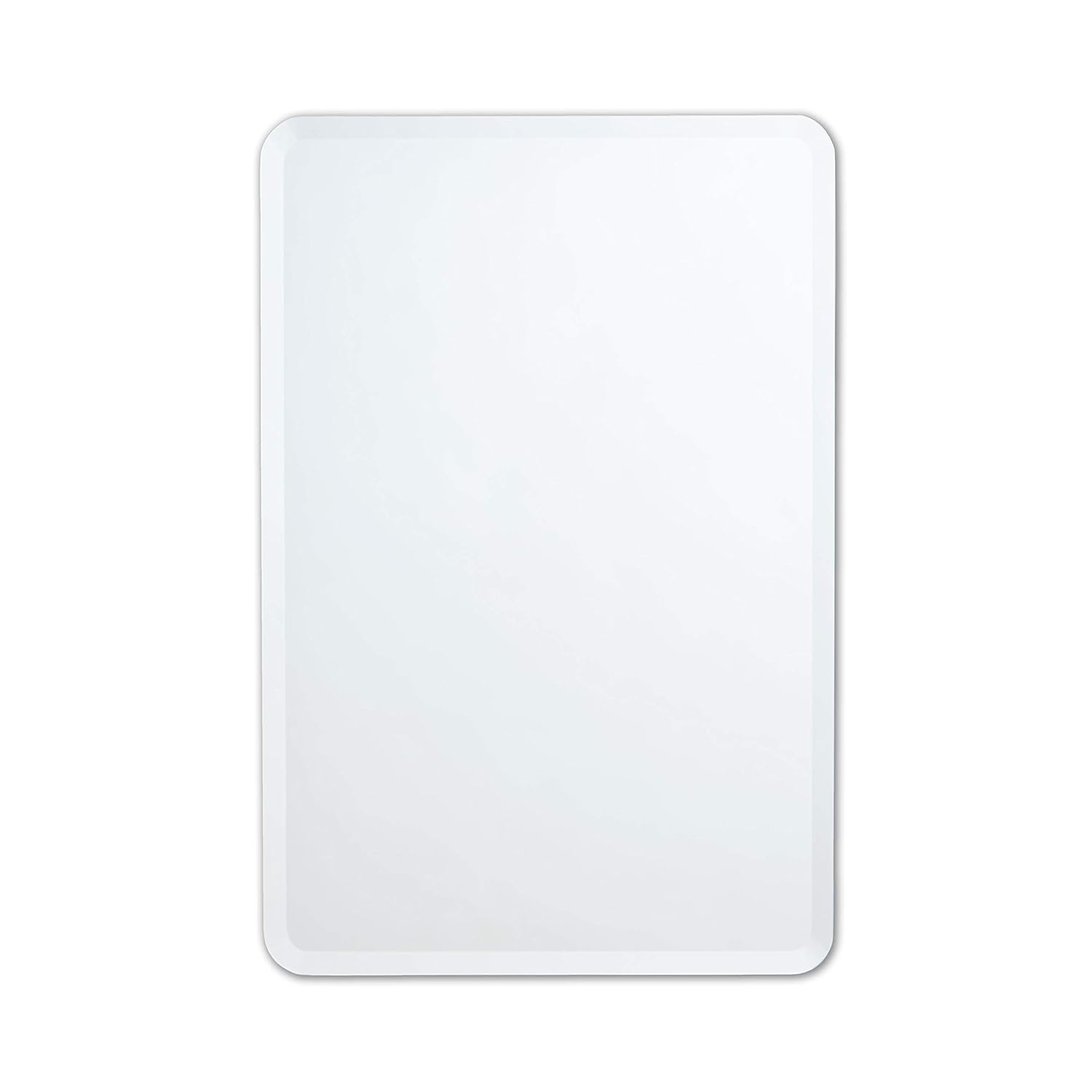 24" x 36" Frameless Clear Glass Beveled Vanity Mirror