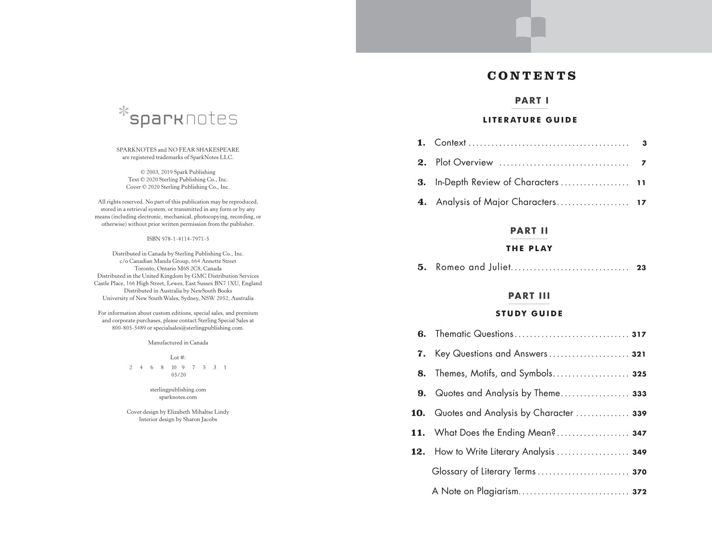 Romeo and Juliet - (Sparknotes No Fear Shakespeare) by  William Shakespeare & Sparknotes (Paperback)