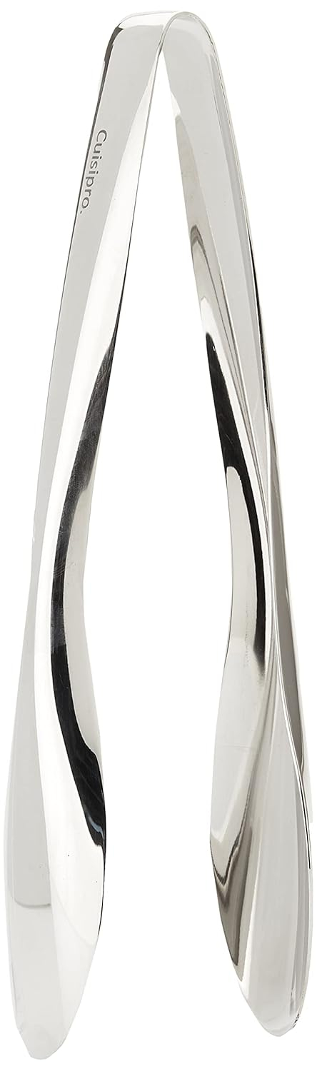 Cuisipro 9 Inch Tempo Tongs, Stainless Steel