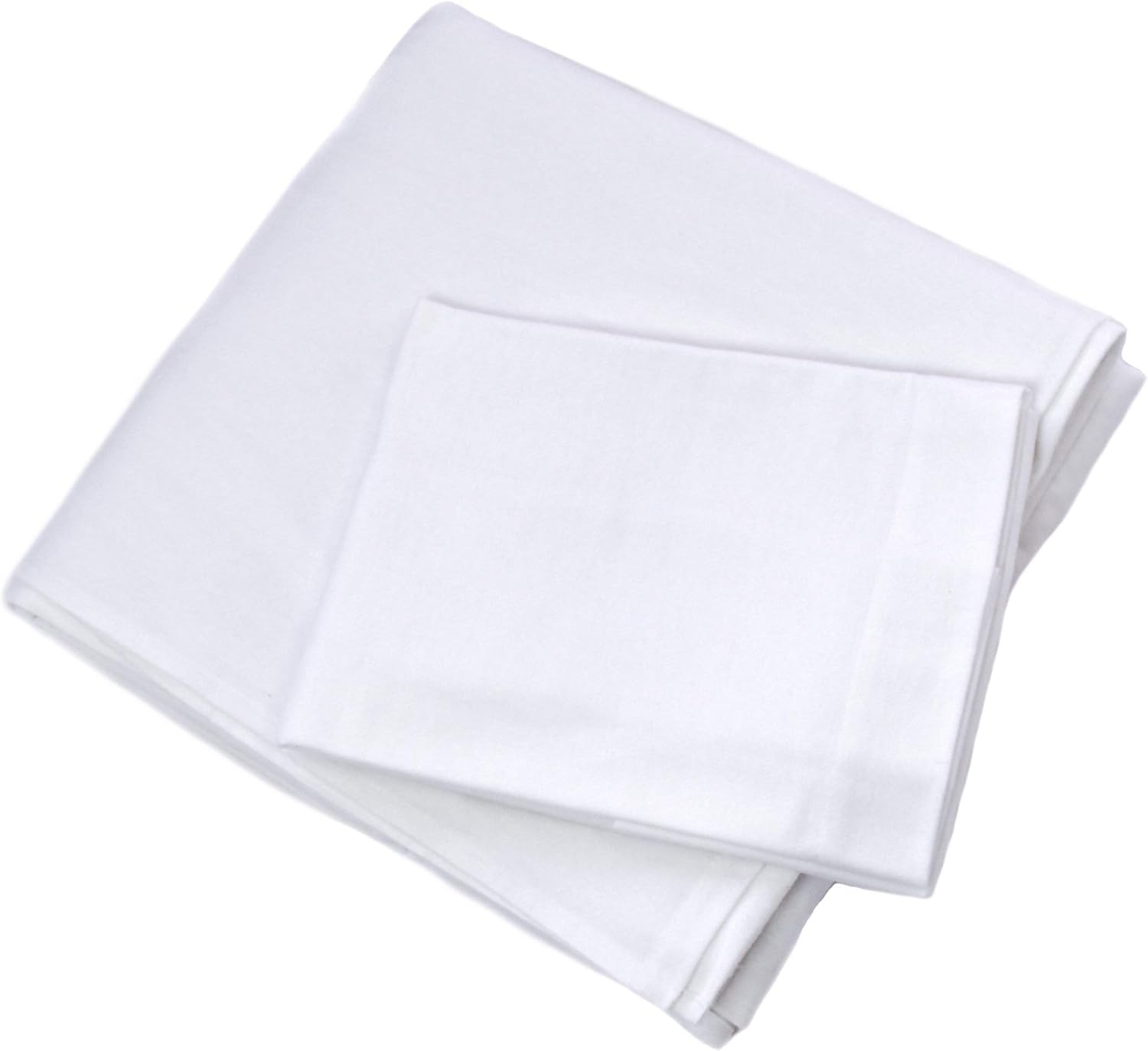 La Rochelle Flannel Sheet Set Solid White Full