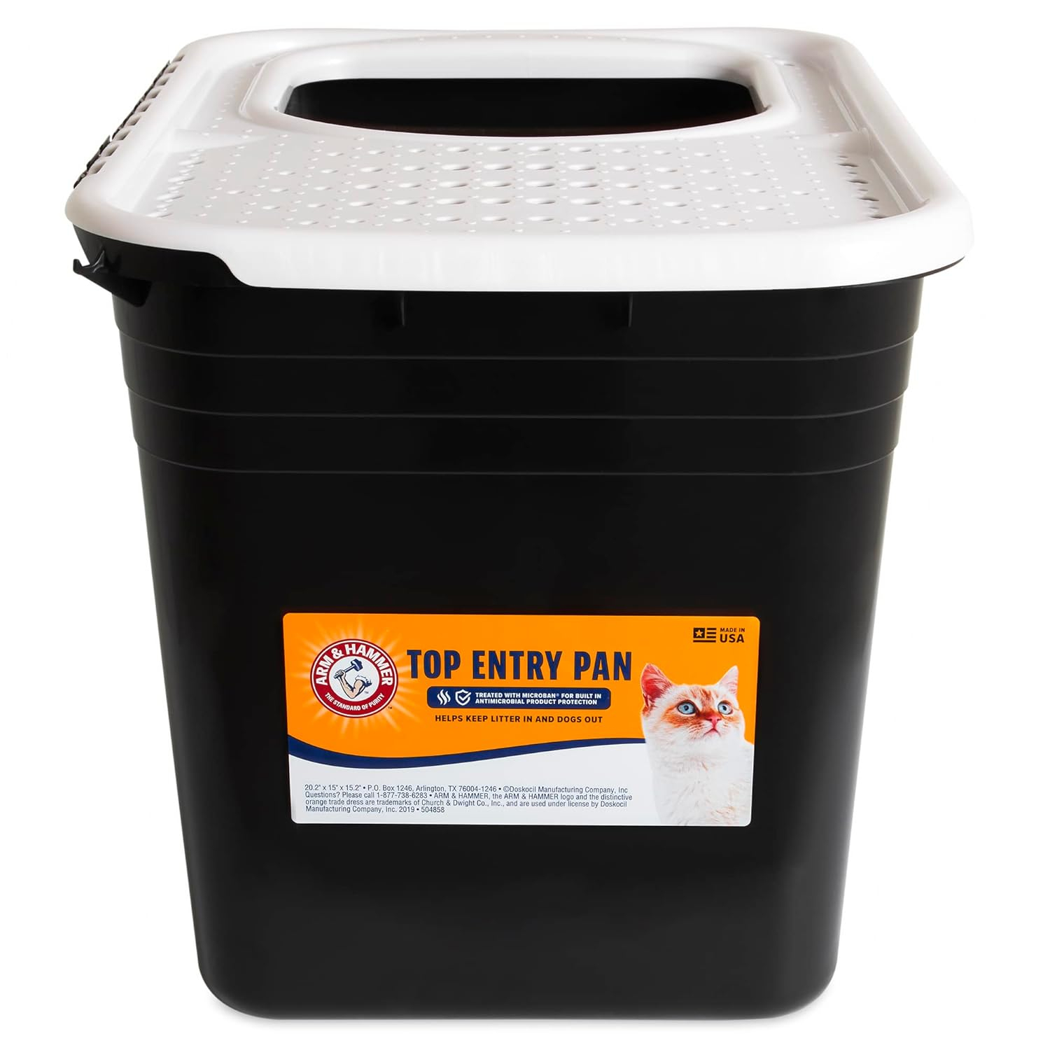 Arm & Hammer® Plastic Enclosed Litter Box