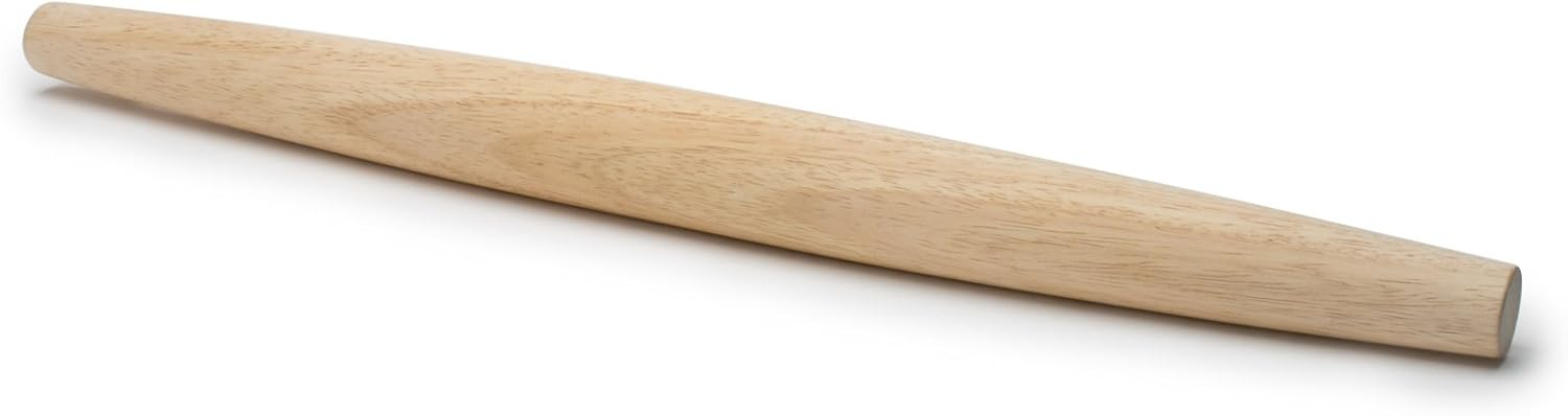 Fox Run 20" Long Tapered French Rolling Pin Wood Dough Baking Cookie Biscuit New