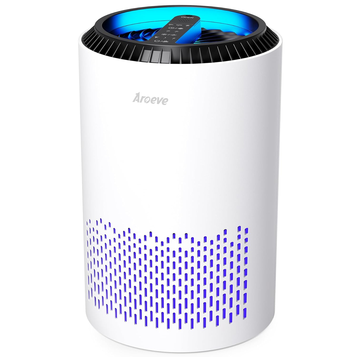 White HEPA Air Purifier with Sleep Mode and Speed Control
