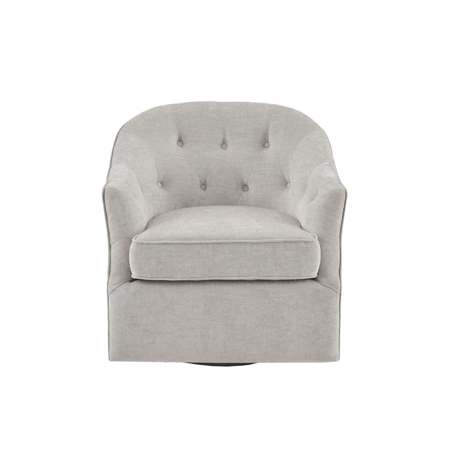 Madison Park Calvin Swivel Chair with Natural Finish MP103-1072