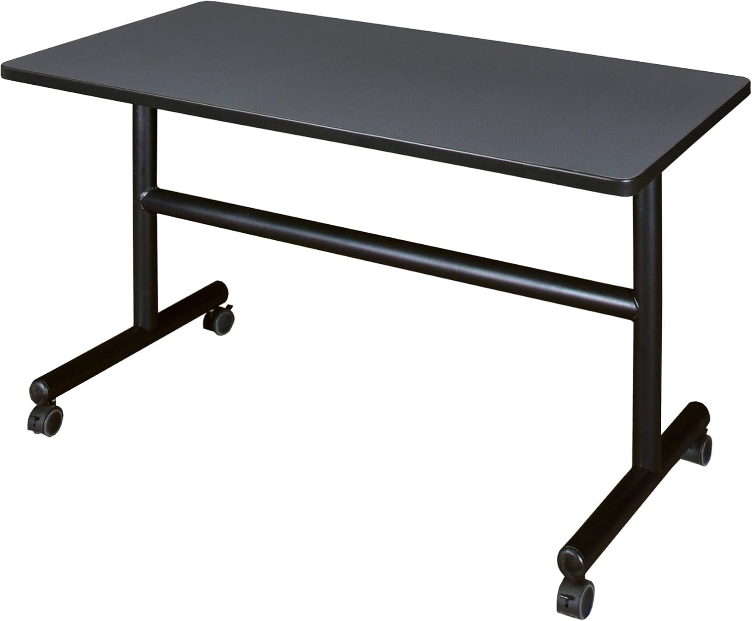 Regency Kobe 48" Flip Top Mobile Training Table- Grey