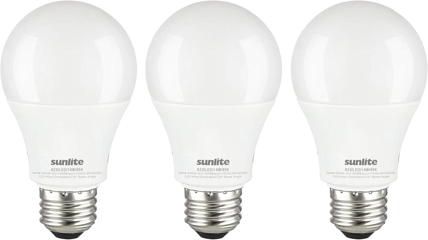 White Frosted LED Screw-in Light Bulbs for Commercial Use
